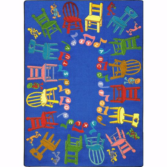 Picture of Musical Chairs - Multi Color - 5'4" x 7'8"