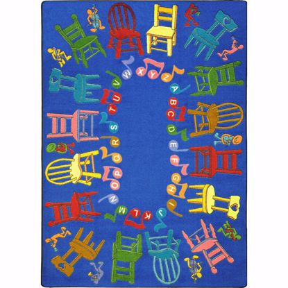 Picture of Musical Chairs - Multi Color - 10'9" x 13'2"