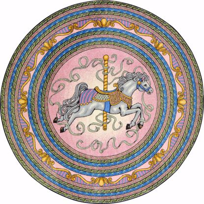 Picture of Carousel - Pink - 5'4" Round