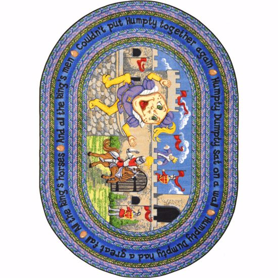 Picture of Humpty Dumpty - Multi Color - 5'4" x 7'8" Oval