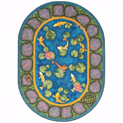 Picture of Maria's Garden - Multi Color - 7'8" x 10'9" Oval