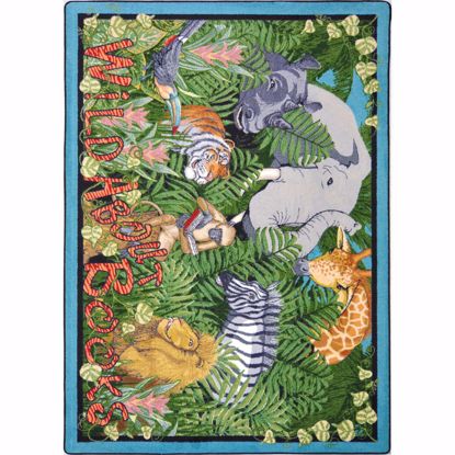 Picture of Wild About Books - Multi Color - 7'8" x 10'9"