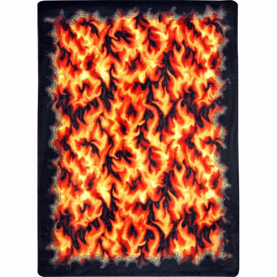 Picture of Inferno - Red - 3'10" x 5'4"