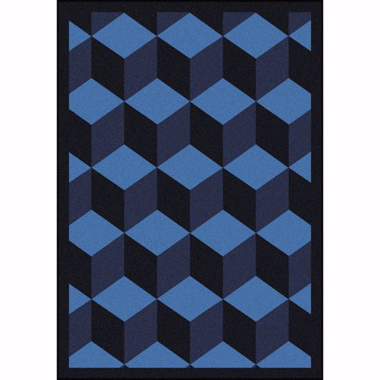 Picture of Highrise - Navy - 5'4" x 7'8"