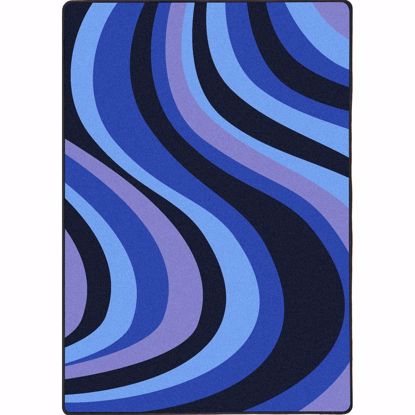 Picture of On the Curve - Blue - 3'10" x 5'4"