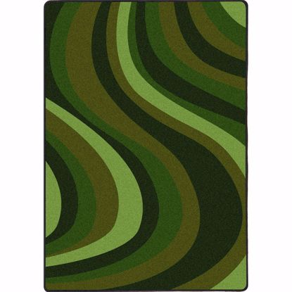 Picture of On the Curve - Green - 3'10" x 5'4"