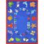 Picture of ABC Animals (Hebrew Alphabet) - Blue - 7'8" x 10'9"