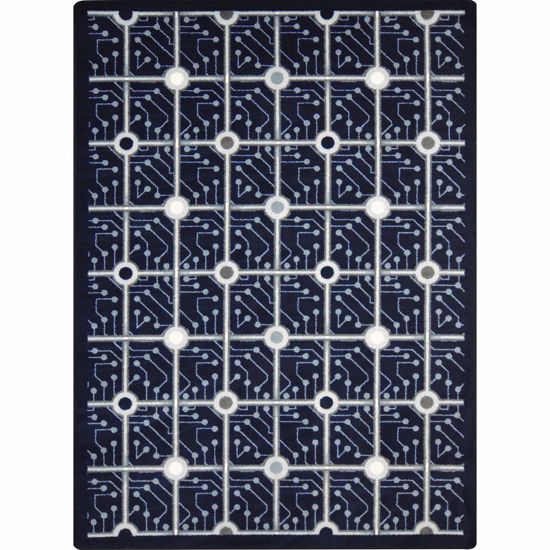 Picture of Electrode - Navy - 3'10" x 5'4"