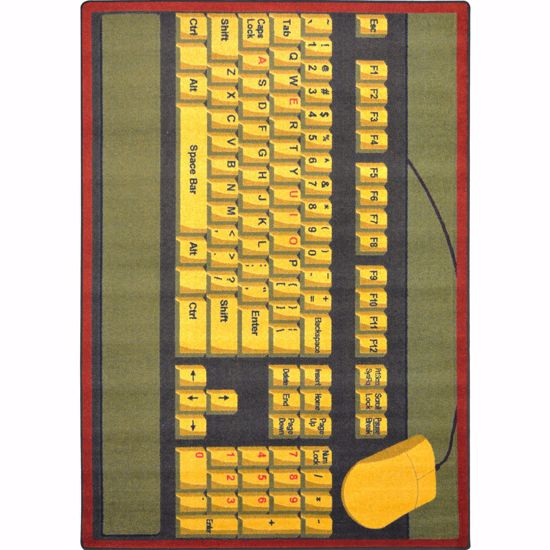 Picture of Keyboard Connection - Brown - 7'8" x 10'9"