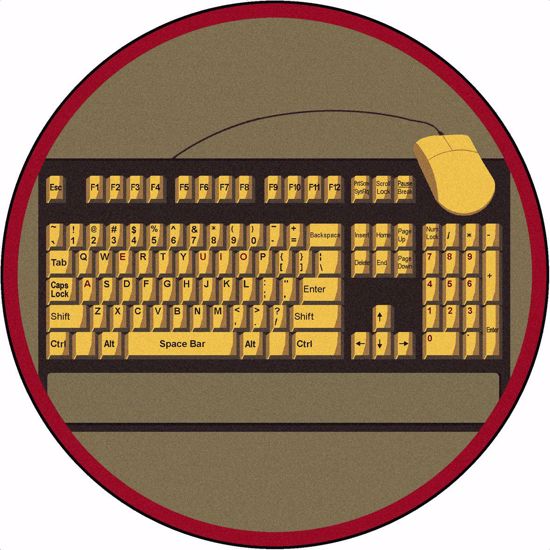 Picture of Keyboard Connection - Brown - 13'2" Round