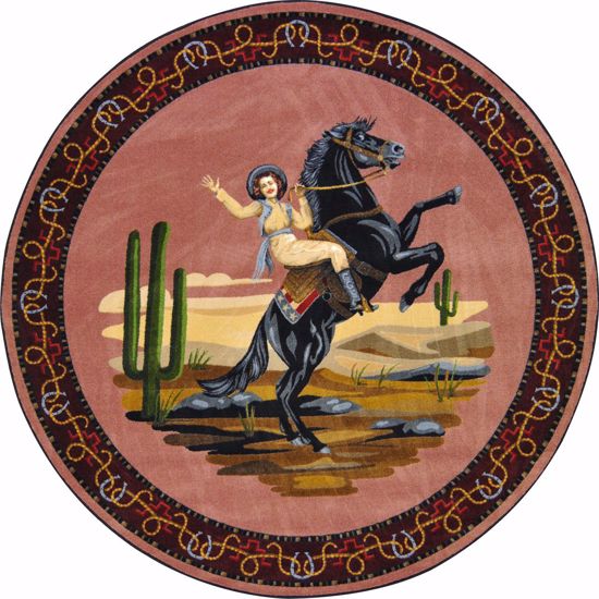 Picture of Happy Trails - Multi Color - 5'4" Round