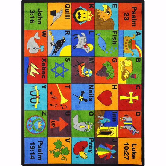 Picture of Bible Phonics - Multi  Color - 10'9" x 13'2"