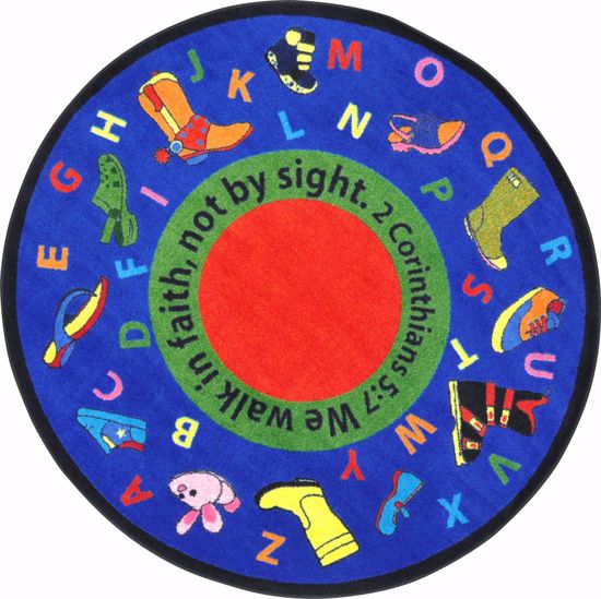 Picture of Walk In Faith - Multi Color - 7'7" Round