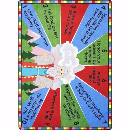 Picture of Ten Commandments - Multi Color - 3'10" x 5'4"