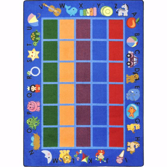 Picture of Alphabet Phonics - Blue - 7'8" x 10'9"