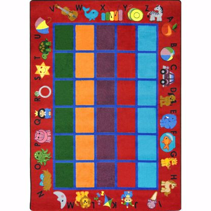 Picture of Alphabet Phonics - Red - 7'8" x 10'9"