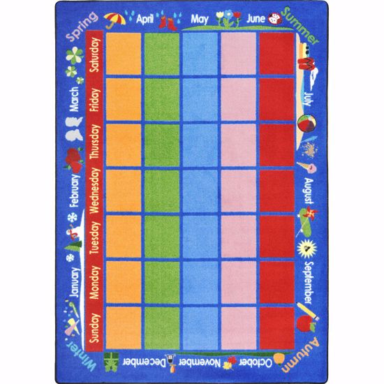 Picture of Celebrations Calendar - Multi  Color - 5'4" x 7'8"