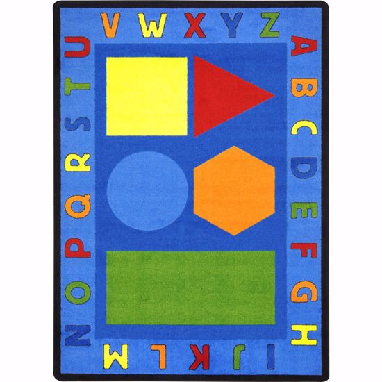 Picture of Alphabet Shapes - Multi  Color - 5'4" x 7'8"