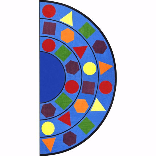 Picture of Sitting Shapes - Multi Color - 13'2" Half Round