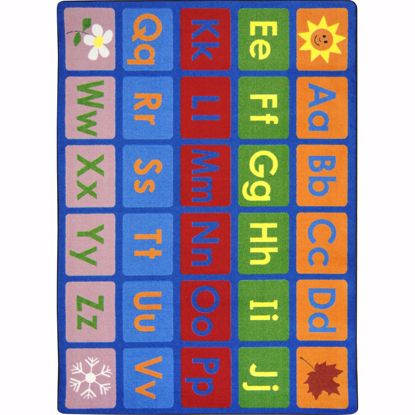 Picture of Any Day Alphabet - Multi  Color - 10'9" x 13'2"