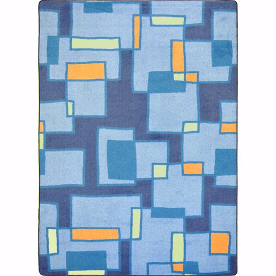 Picture of Outside the Box - Cool Blue - 10'9" x 13'2"