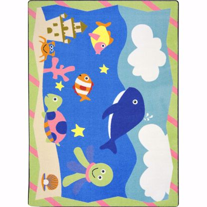 Picture of Sea Babies - Multi Color - 5'4" x 7'8"