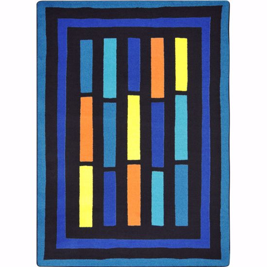 Picture of Traffic Jam - Blue - 10'9" x 13'2"