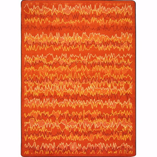 Picture of Static Electricity - Orange - 3'10" x 5'4"