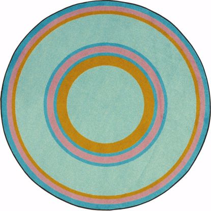 Picture of Ripples - Teal - 5'4" Round