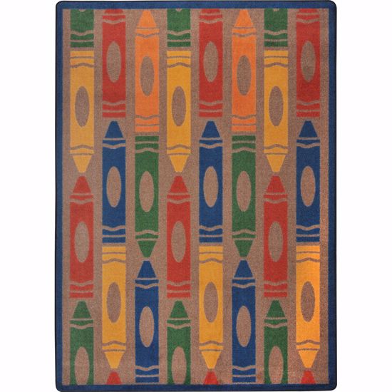 Picture of Jumbo Crayons - Earthtone - 3'10" x 5'4"