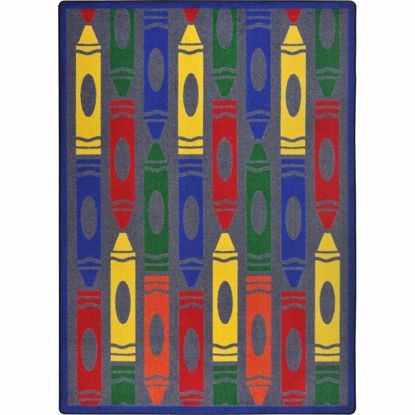 Picture of Jumbo Crayons - Rainbow - 5'4" x 7'8"