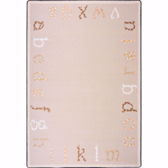 Picture of Polka Dot ABC's - Beige - 3'10" x 5'4"