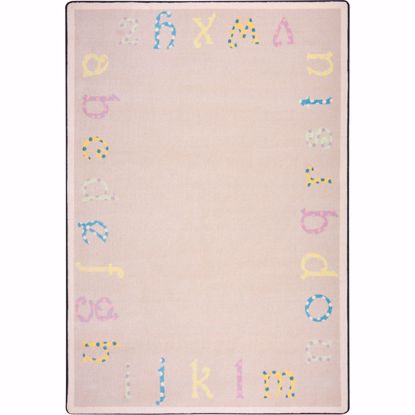 Picture of Polka Dot ABC's - Multi Color - 3'10" x 5'4"