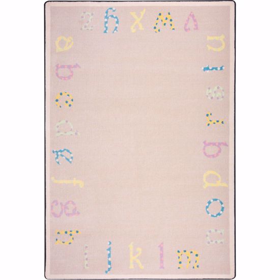 Picture of Polka Dot ABC's - Multi Color - 3'10" x 5'4"