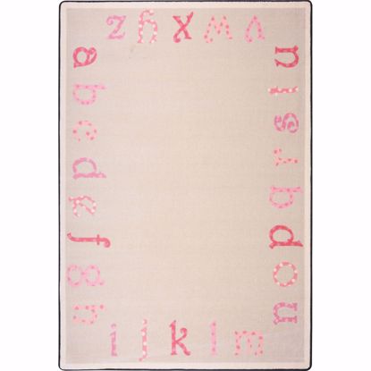 Picture of Polka Dot ABC's - Pink - 3'10" x 5'4"