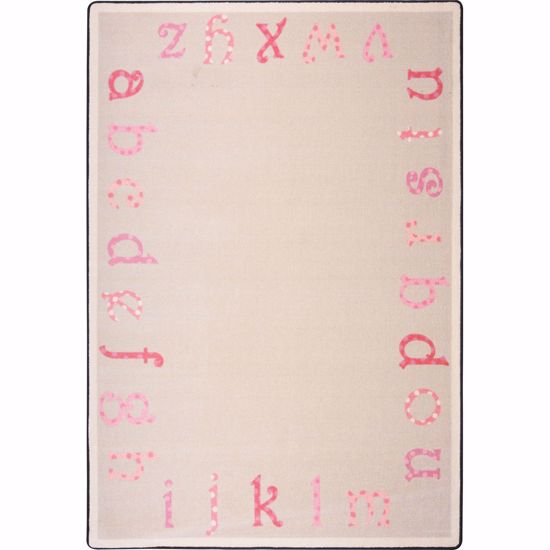 Picture of Polka Dot ABC's - Pink - 10'9" x 13'2"