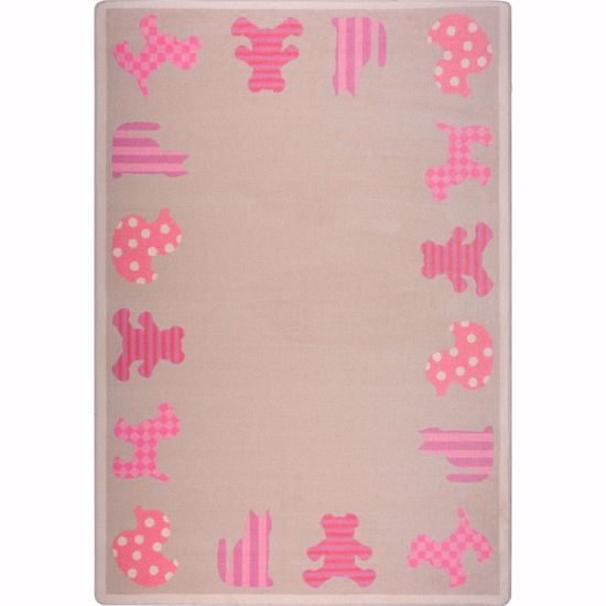 Picture of Frisky Friends - Pink - 10'9" x 13'2"