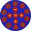 Picture of Number Jumpers - Multi Color - 5'4" Round