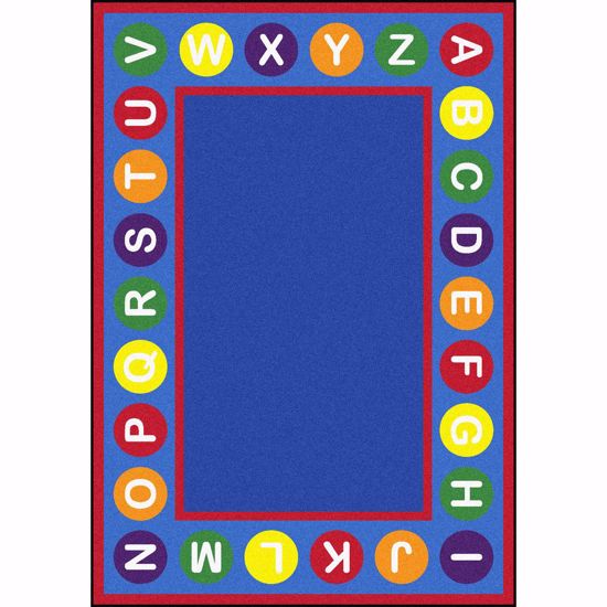 Picture of Alphabet Spots - Multi  Color - 5'4" x 7'8"