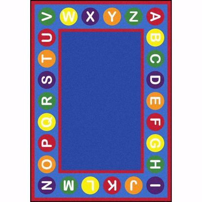 Picture of Alphabet Spots - Multi  Color - 10'9" x 13'2"