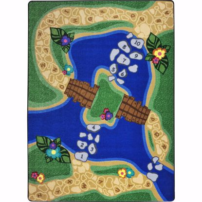 Picture of Alphabet Trail - Multi  Color - 5'4" x 7'8"