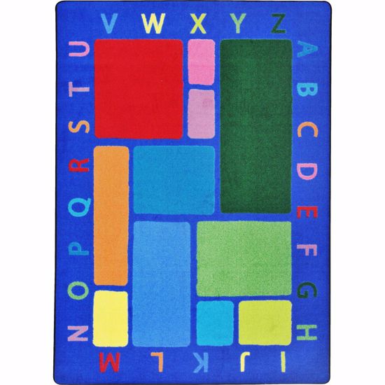 Picture of Building Blocks - Multi  Color - 7'8" x 10'9"