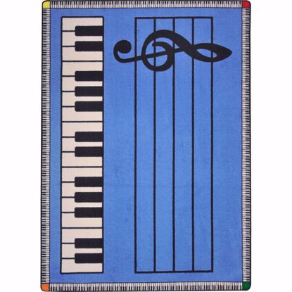 Picture of Play Along - Blue w/ keys - 5'4" x 7'8"