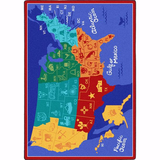 Picture of States of the Nation - Multi Color - 7'8" x 10'9"