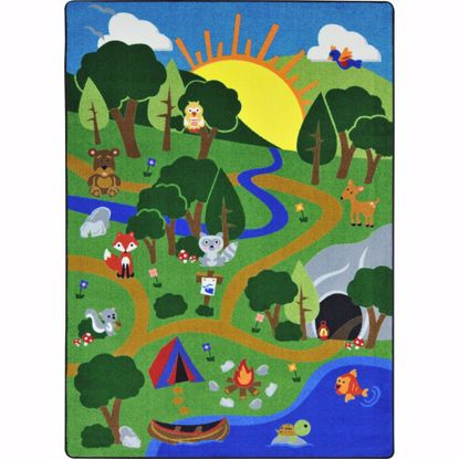 Picture of Happy Forest - Multi Color - 5'4" x 7'8"