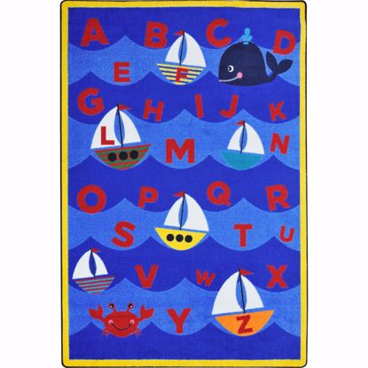 Picture of Sailor's Alphabet - Multi Color - 3'10" x 5'4"