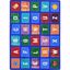 Picture of Alphabet Upcycle - Multi  Color - 10'9" x 13'2"