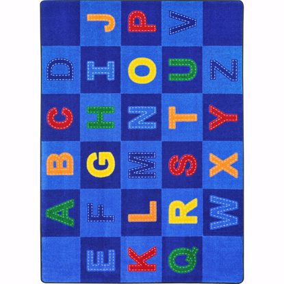 Picture of Patchwork Letters - Multi Color - 7'8" x 10'9"