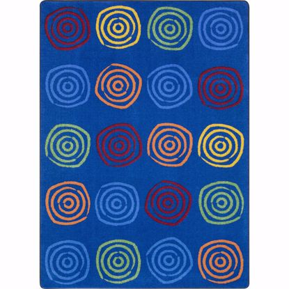 Picture of Simply Swirls - Rainbow - 7'8" x 10'9"