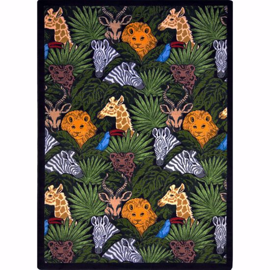 Picture of Animal Hide & Seek - Multi Color - 5'4" x 7'8"